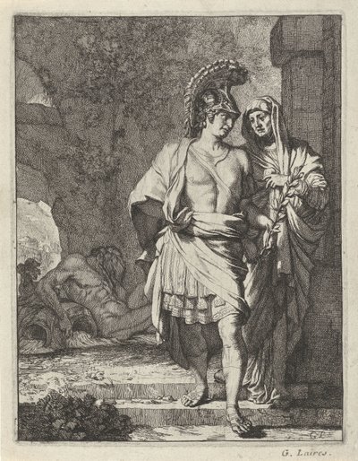 Aeneas und die Sibylle von Cumae von Gerard de Lairesse