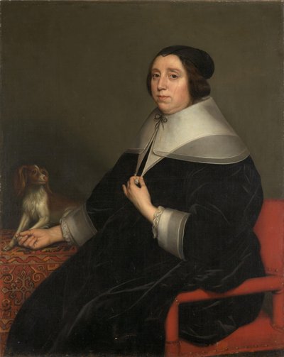 Porträt einer Frau von Gerard van Honthorst