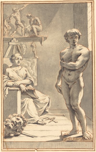 Allegorie der Bildhauerei von Gerard van Houten