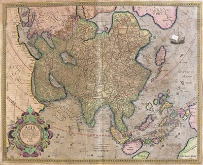 Asien von Gerardus Mercator