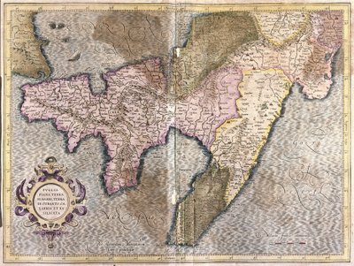 Apulien, Kalabrien und Basilikata, Italien (Stich) von Gerardus Mercator