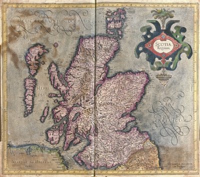 Schottland, Großbritannien von Gerardus Mercator
