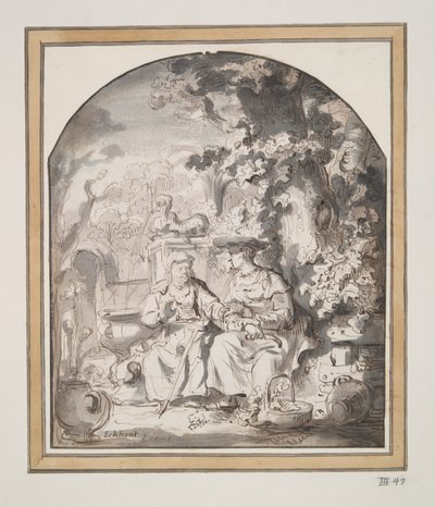 Vertumnus und Pomona von Gerbrand van den Eeckhout