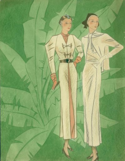 Damenmode 1934 / Kleider / Gerd Hartung von Gerd Hartung