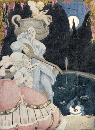 Elegante und Pierrot von Gerda Marie Frederike Wegener