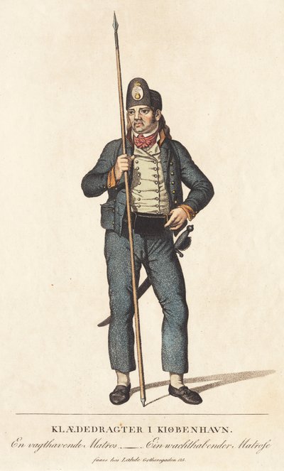 Ein wachhabender Matrose von Gerhard Ludvig Lahde