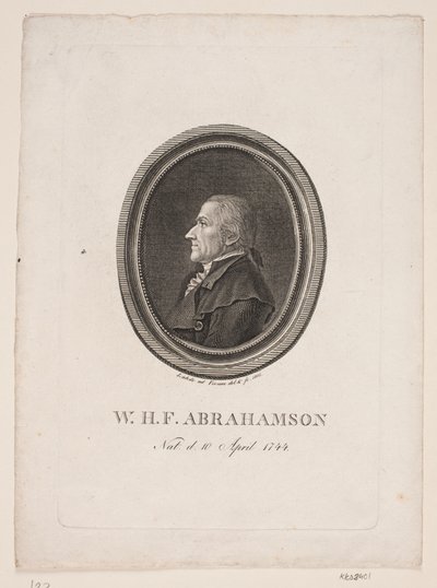 W.H.F. Abrahamson von Gerhard Ludvig Lahde