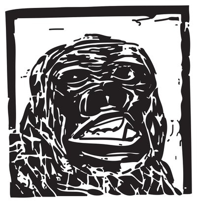 Schwerer Gorilla von Gerhardt Isringhaus