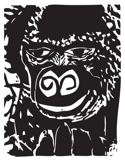 Nachdenklicher Gorilla von Gerhardt Isringhaus