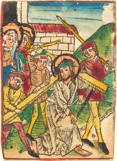 Christus trägt das Kreuz von German 15th Century