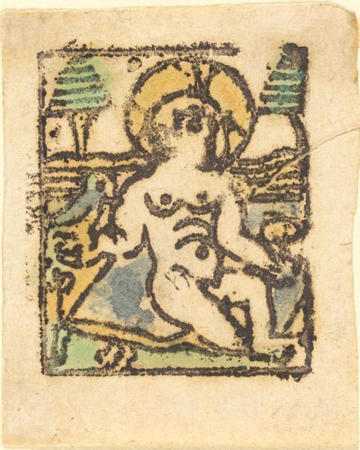 Christuskind mit Vogel von German 15th Century