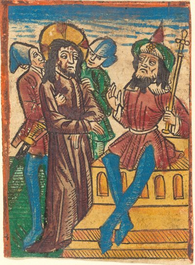 Christus vor Pilatus von German 15th Century