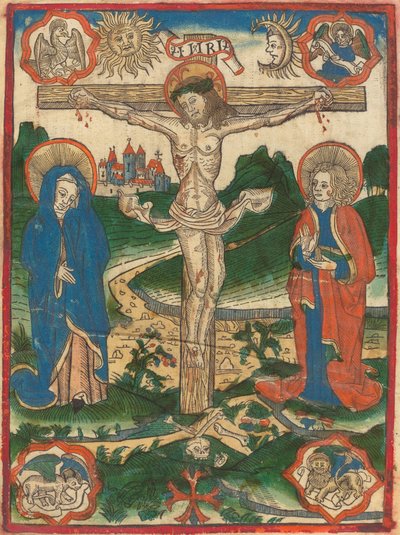 Christus am Kreuz von German 15th Century