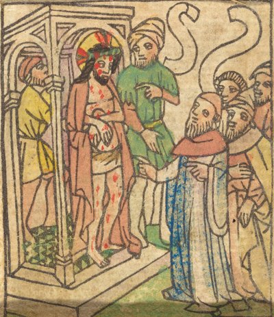 Ecce Homo [Rückseite] von German 15th Century