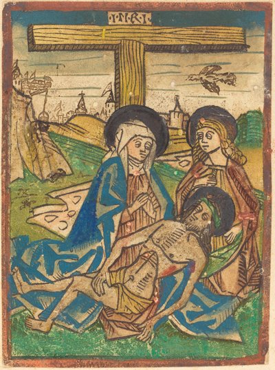 Pietà mit Heiligem Johannes von German 15th Century