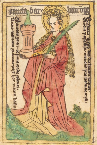 Heilige Barbara von German 15th Century