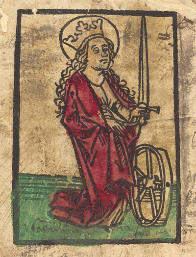 Heilige Katharina von Alexandria von German 15th Century