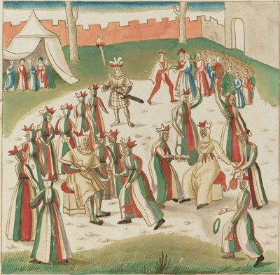 Spiele im Freien von German 16th Century