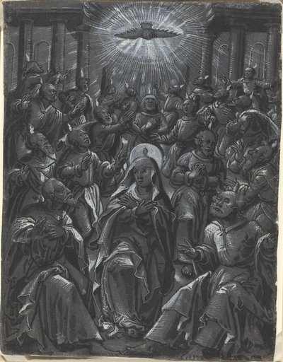Pfingsten (recto) von German 16th Century