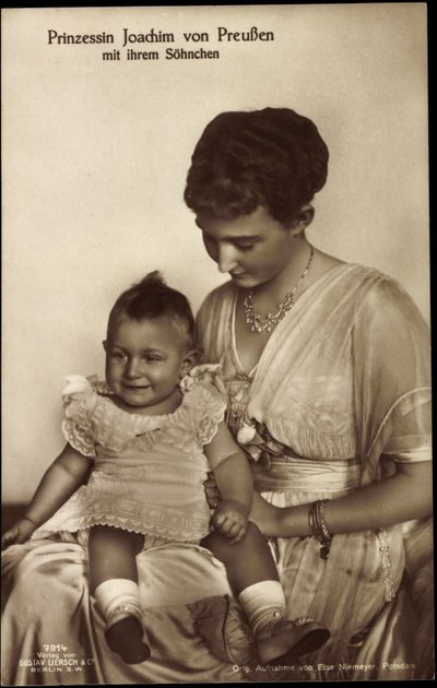 Prinzessin Joachim von Preußen, Sohn, Liersch 7914 von German Photographer
