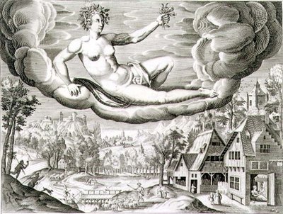 Morgendämmerung, graviert von Paul Furst (ca. 1605-66) von German School