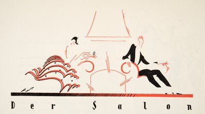 Der Salon aus Styl, veröffentlicht 1922 von German School