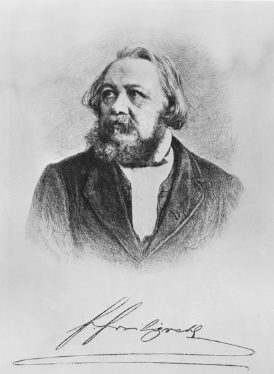 Ferdinand Freiligrath (Lithographie) von German School