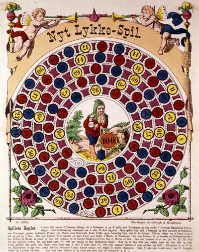Spiel der deutschen Gans. 19. Jahrhundert. von German School