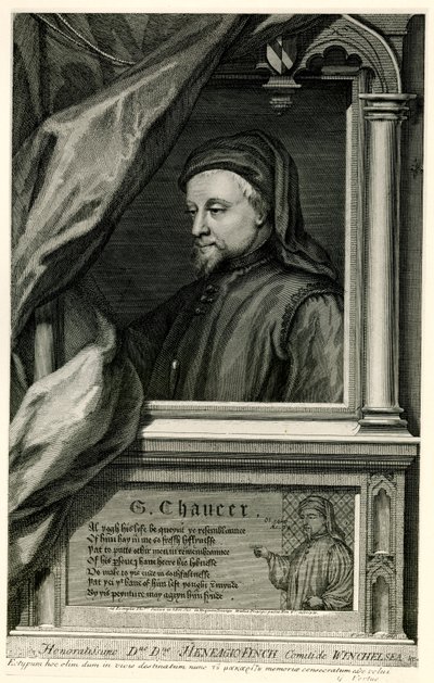 Geoffrey Chaucer von German School