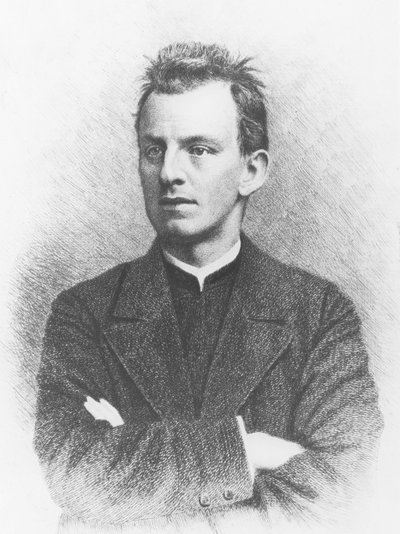 Gerhart Hauptmann (Gravur) von German School