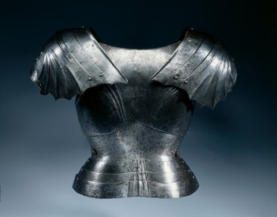 Gotische Rückenplatte, ca. 1475-1500 von German School