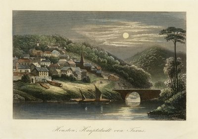 Houston, Hauptstadt von Texas, ca. 1845-ca. 1850 von German School