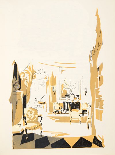 Illustration aus Styl, veröffentlicht 1922 von German School