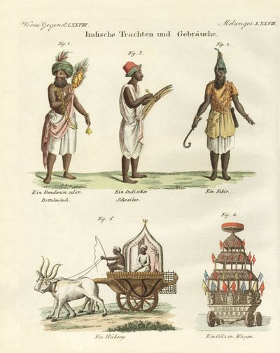 Indische Kleider von German School