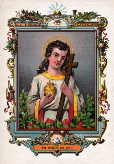 Jesus Christus (Gravur, ca. 1900) von German School