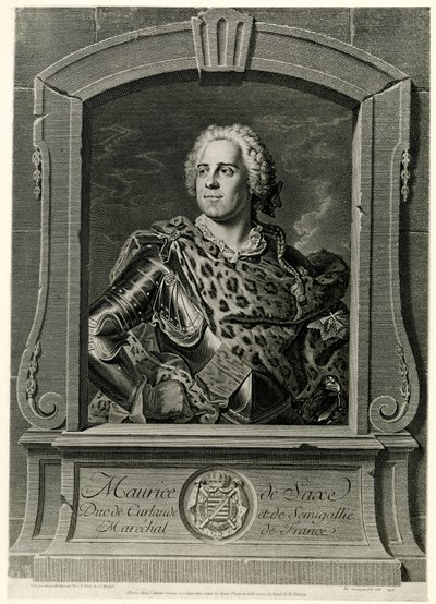 Marschall Moritz von Sachsen von German School