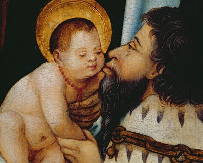 Melchior küsst das Jesuskind von German School