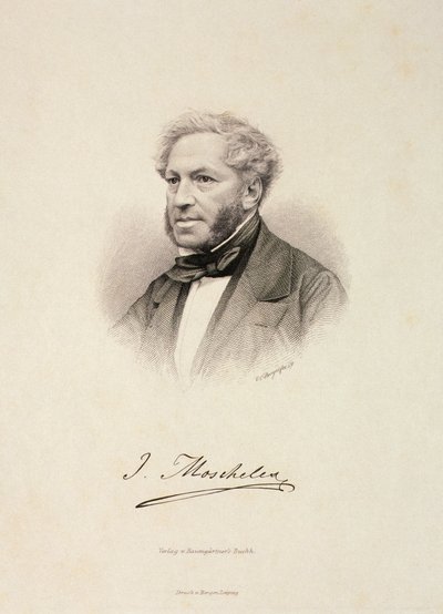 Porträt von Ignaz Moscheles (1794-1870) von German School