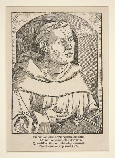 Porträt von Martin Luther von German School