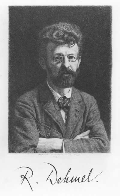 Richard Dehmel (Stich) von German School