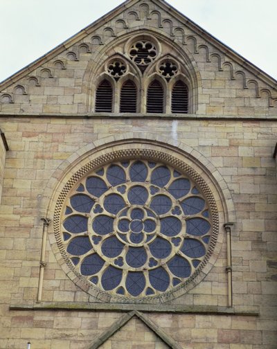 Rosettenfenster, 1249 von German School