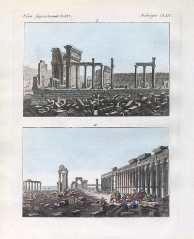 Ruinen von Palmyra von German School