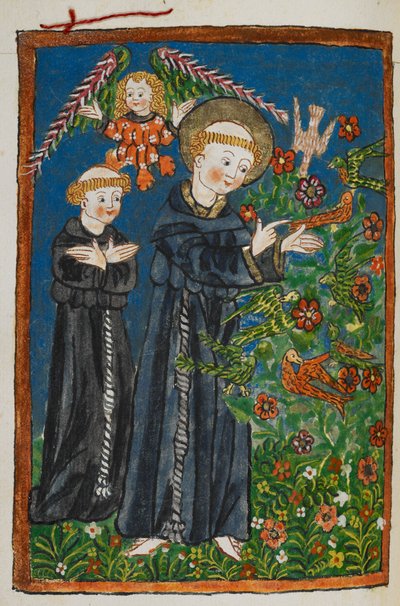St. Franziskus predigt den Vögeln von German School