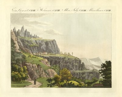 Der Montserrat in Spanien von German School