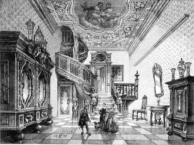 Vorhalle in einem Bürgerhaus von German School