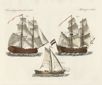 Kriegsschiffe verschiedener Art von German School