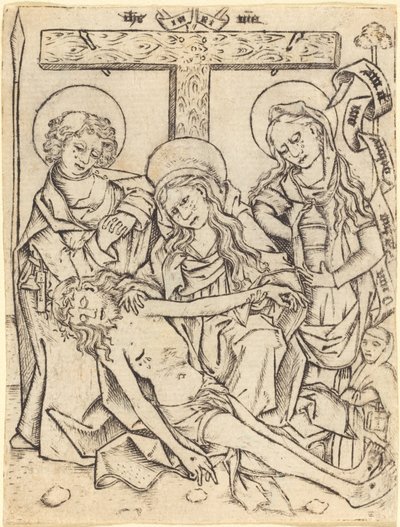 Die Beweinung von German or Netherlandish 15th Century