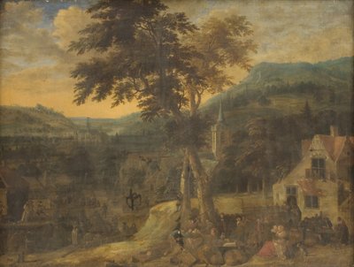 Ein Dorffest von Gerrit Battem