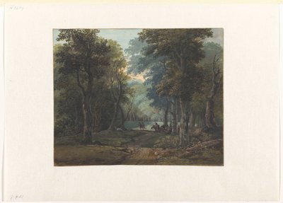 Jäger im Wald von Gerrit Battem