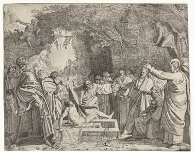 Auferweckung des Lazarus von Gerrit Bleker